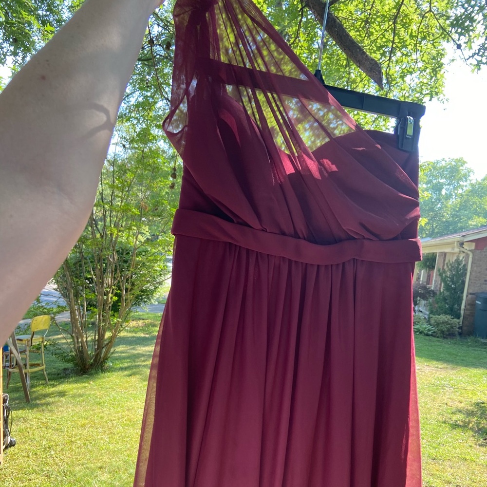 Maroon dress